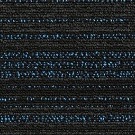 Textil platta Hadron, färg 21602 Cerulean svart med blå ränder.
