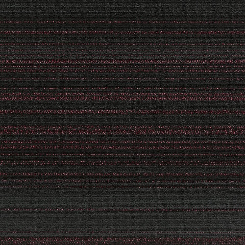 Textil platta Hadron, färg 21607 Flamingo svart med rosa ränder.