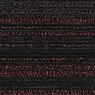 Textil platta Hadron, färg 21607 Flamingo svart med rosa ränder.