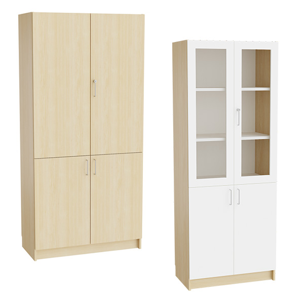 Mora högskåp delade dörrar